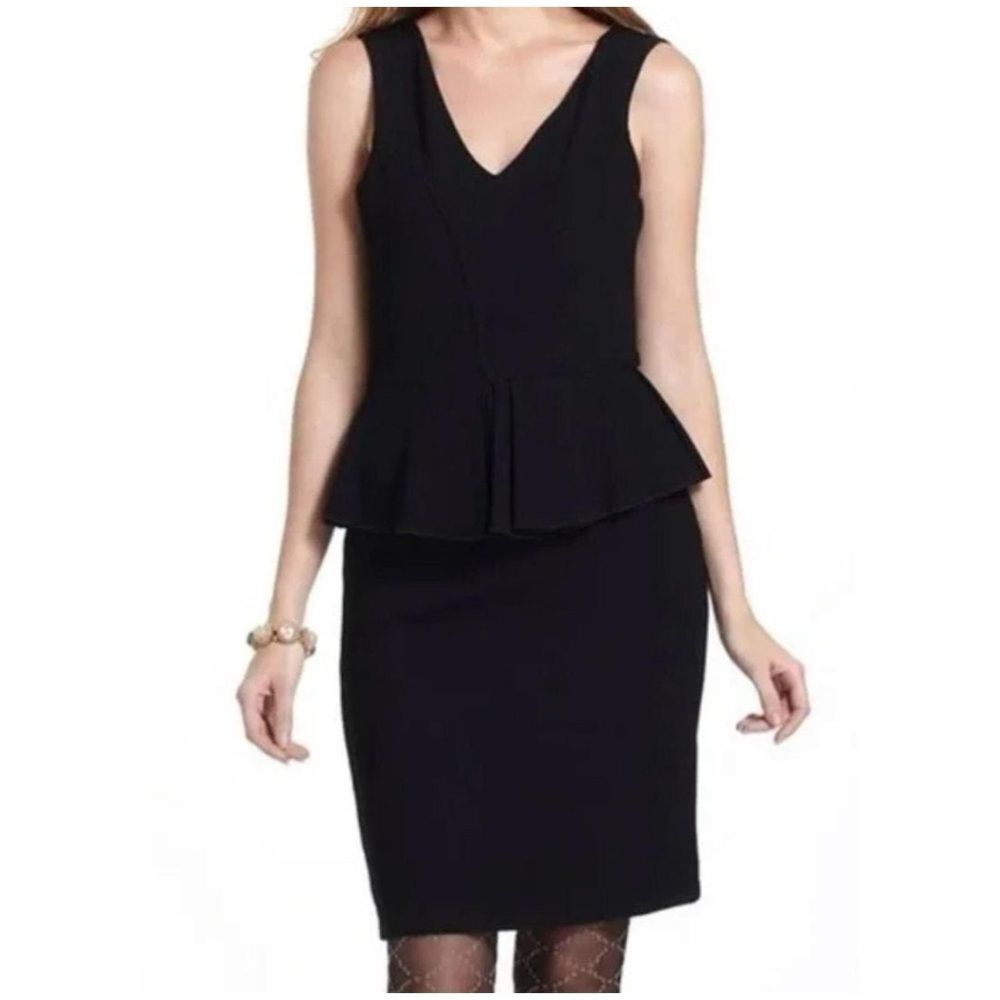 Ganni Miss Marple Sleeveless Peplum Dress Size M